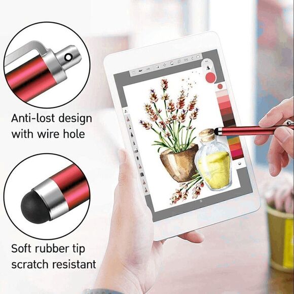 🖋️ 8 Pack Stylus Universal Capacitive Drawing Touch Pens for Touch Screens NEW - Picture 8 of 16